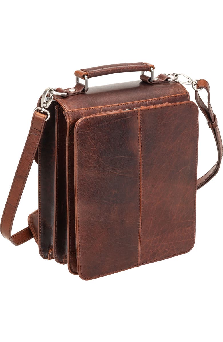 Mancini Organizer Travel Bag, Alternate, color, Brown