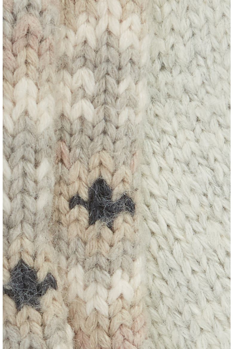2-Pack Fair Isle Crew Socks, Alternate, color, CLAY