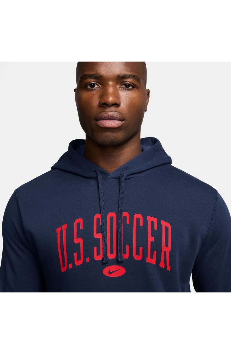 Nike Men's Nike  Navy USMNT Club Fleece Pullover Hoodie, Alternate, color, 