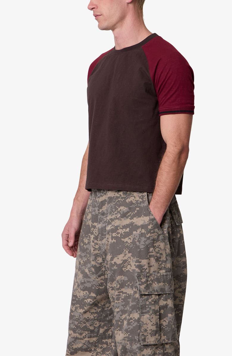 mnml Vintage Raglan Cotton T-Shirt, Alternate, color, 