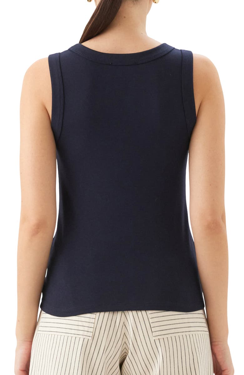 FIFTEEN TWENTY Scoop Neck Tank, Alternate, color, Navy