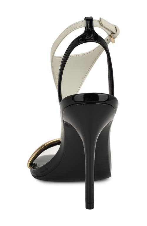 Nine West Miaza T-strap Stiletto Sandal In Black