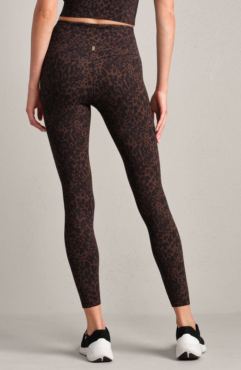 Rhone Revive Pocket 7/8 Leggings, Alternate, color, Java Leopard