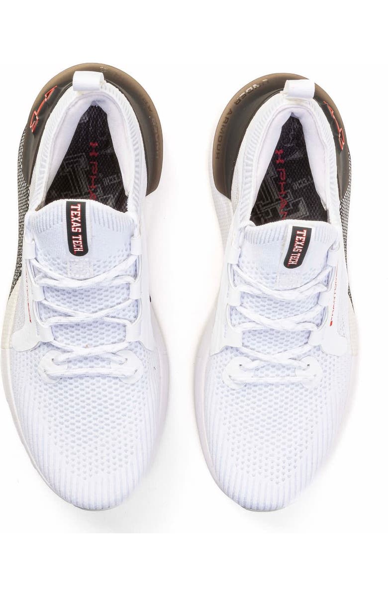 Under Armour Men's Under Armour White Texas Tech Red Raiders HOVR Phantom 3 Running Shoes, Alternate, color,