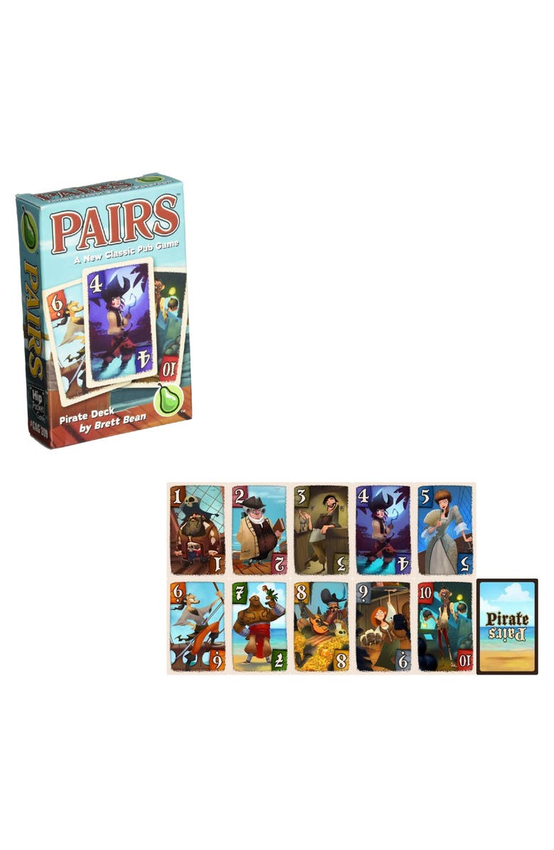 Cheapass Games Pairs Pirate Card Game, Alternate, color,