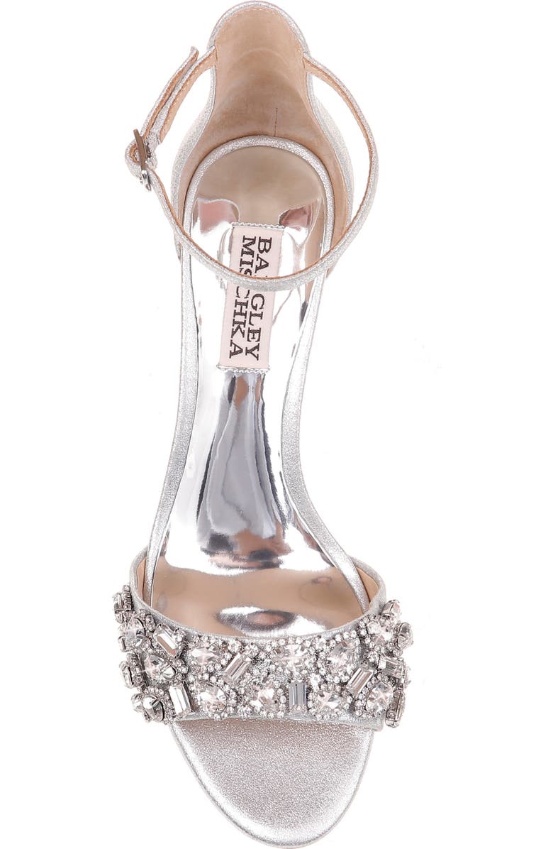 Badgley Mischka Collection Badgley Mischka Lara Crystal Embellished Sandal, Alternate, color,