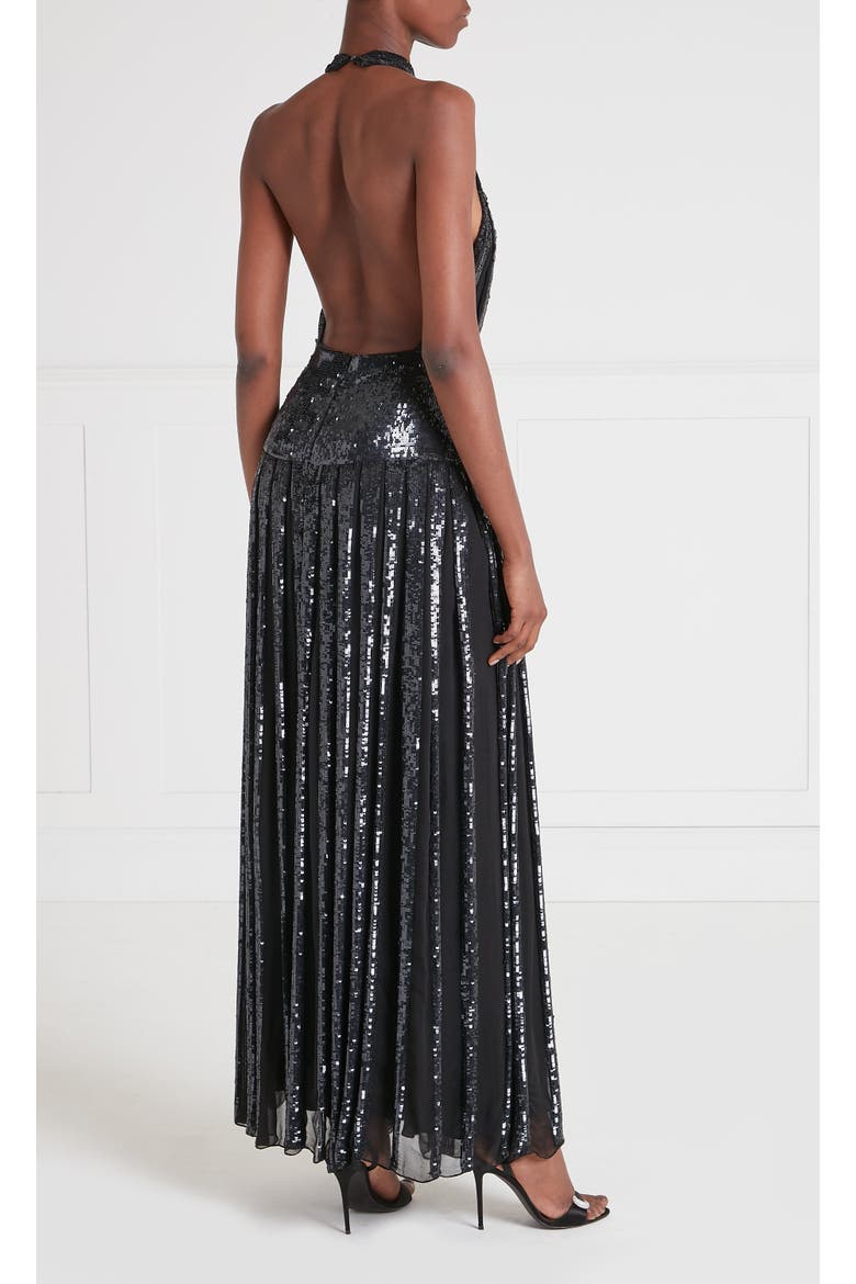Filigree Dress, Alternate, color, Black