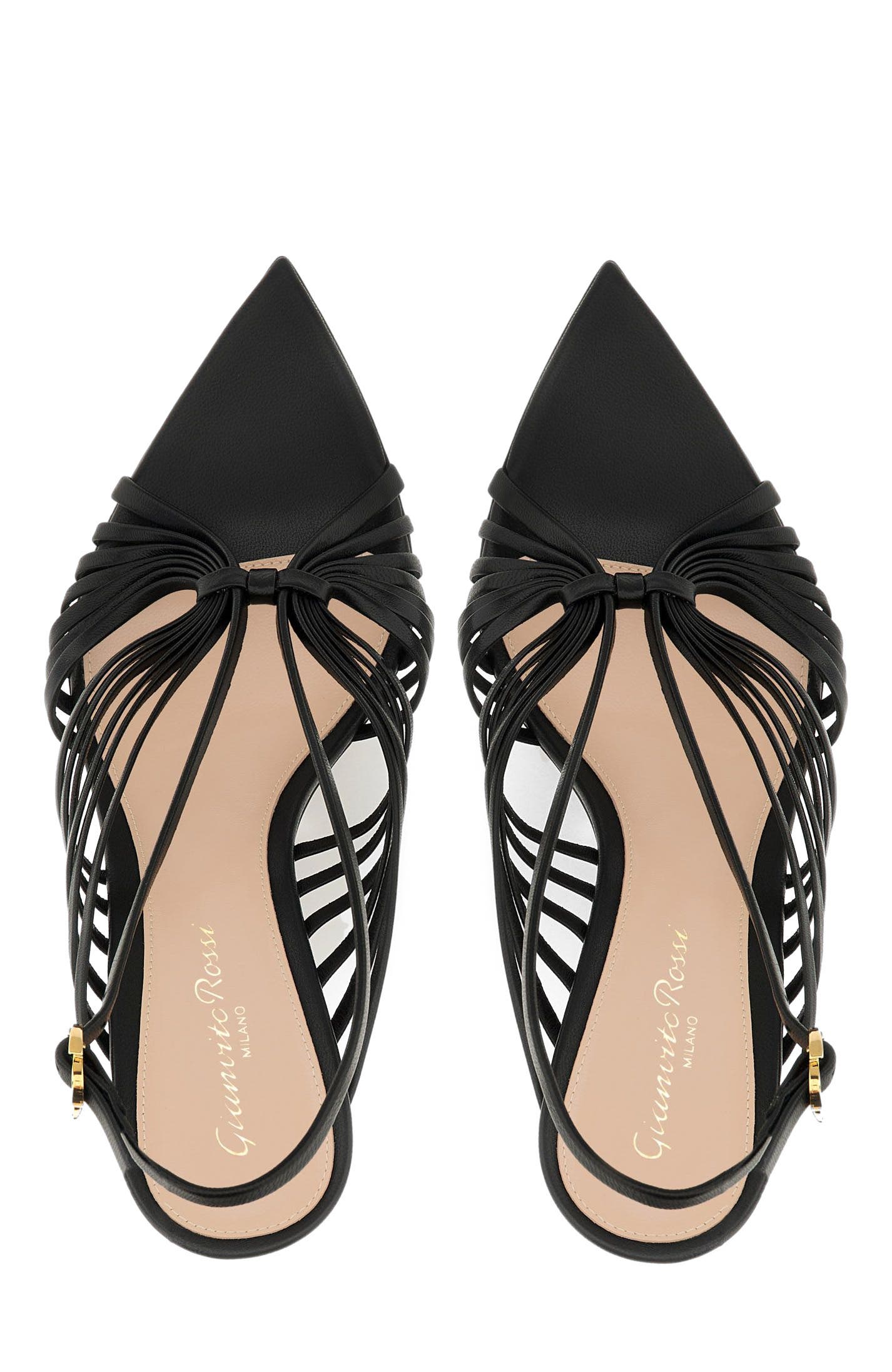 Gianvito Rossi Muse 85 Sandal, Alternate, color, Black Leather
