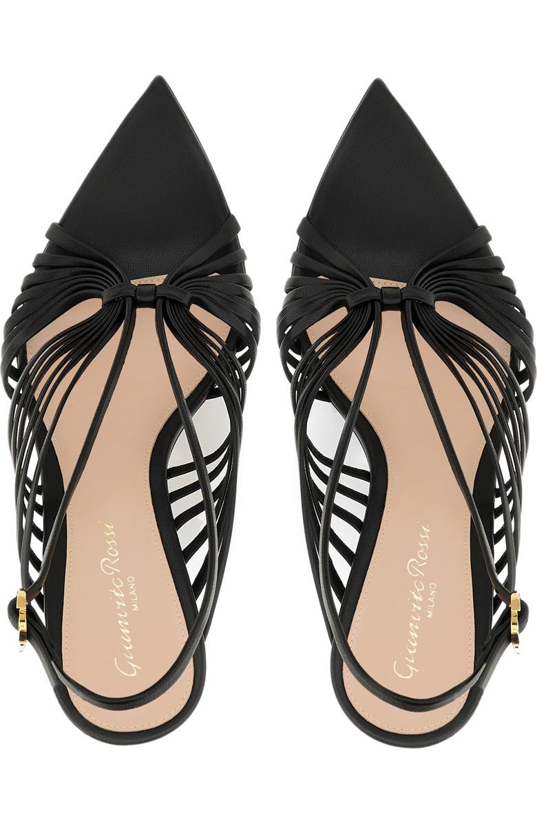 Gianvito Rossi Muse 85 Sandal, Alternate, color, Black Leather