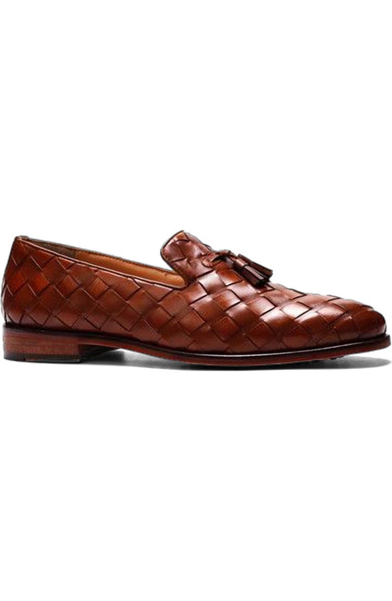 CARLOS SANTANA Pulse Tassel Loafer, Main, color, Tan Leather