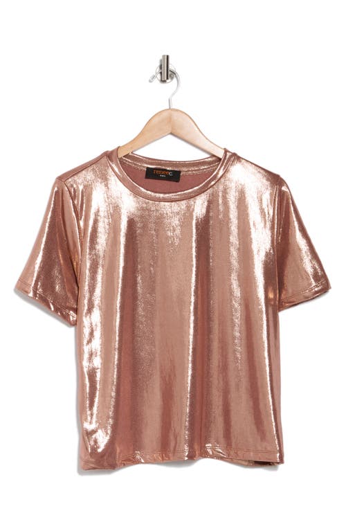 Renee C Metallic Crewneck T-shirt