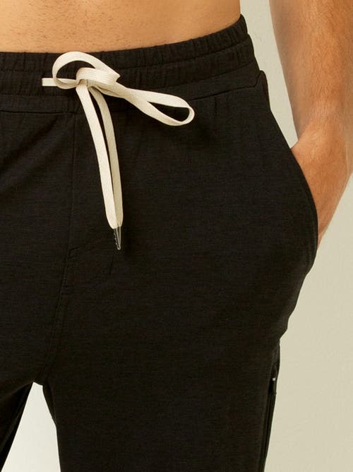 Single Stitch Everyday Drawstring Jogger In Black