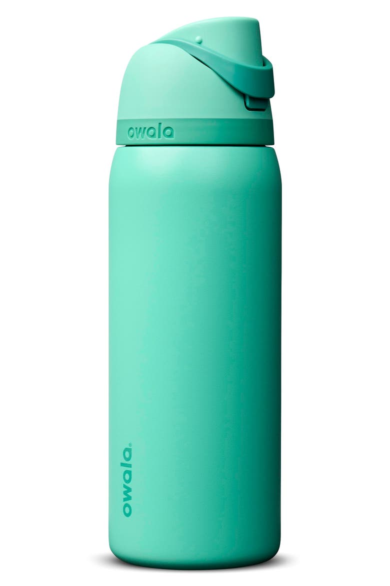 FreeSip® 32-Ounce Stainless Steel Water Bottle, Main, color, TEAL