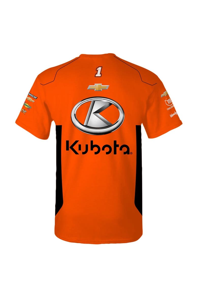 Men's Trackhouse Racing Team Collection  Orange Ross Chastain Kubota Uniform T-Shirt, Alternate, color, Orange