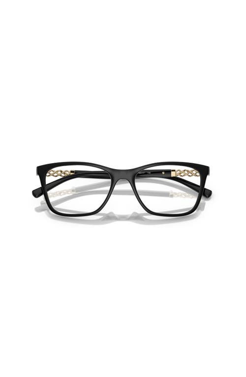 Vogue Eyewear 51mm Rectangle Optical Glasses In Black