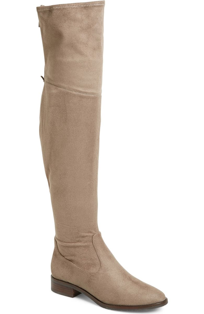 Ivanka Trump 'Livi' Faux Suede Over the Knee Boot, Main, color,