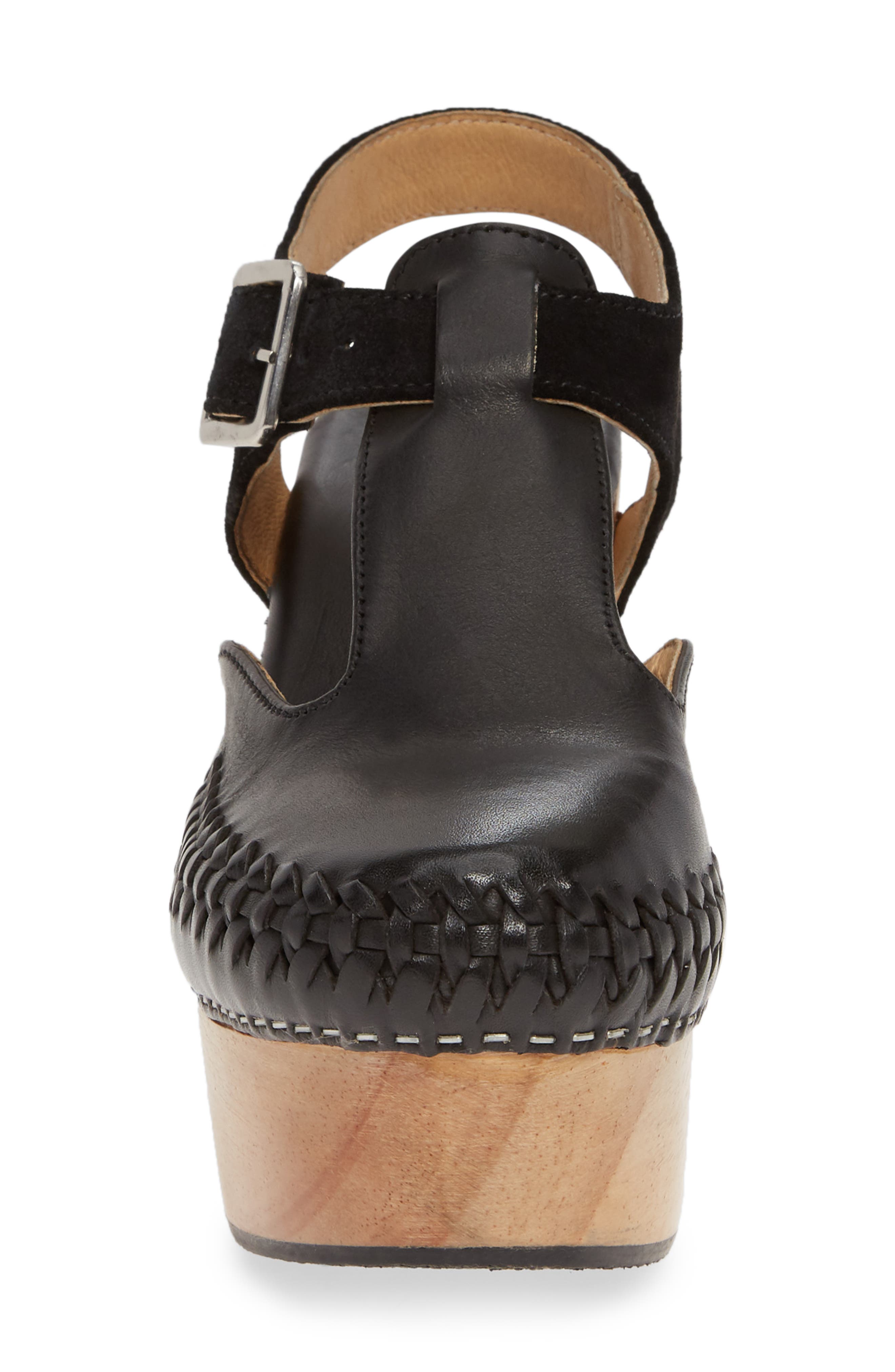 Emmer Clog, Alternate, color, BLACK