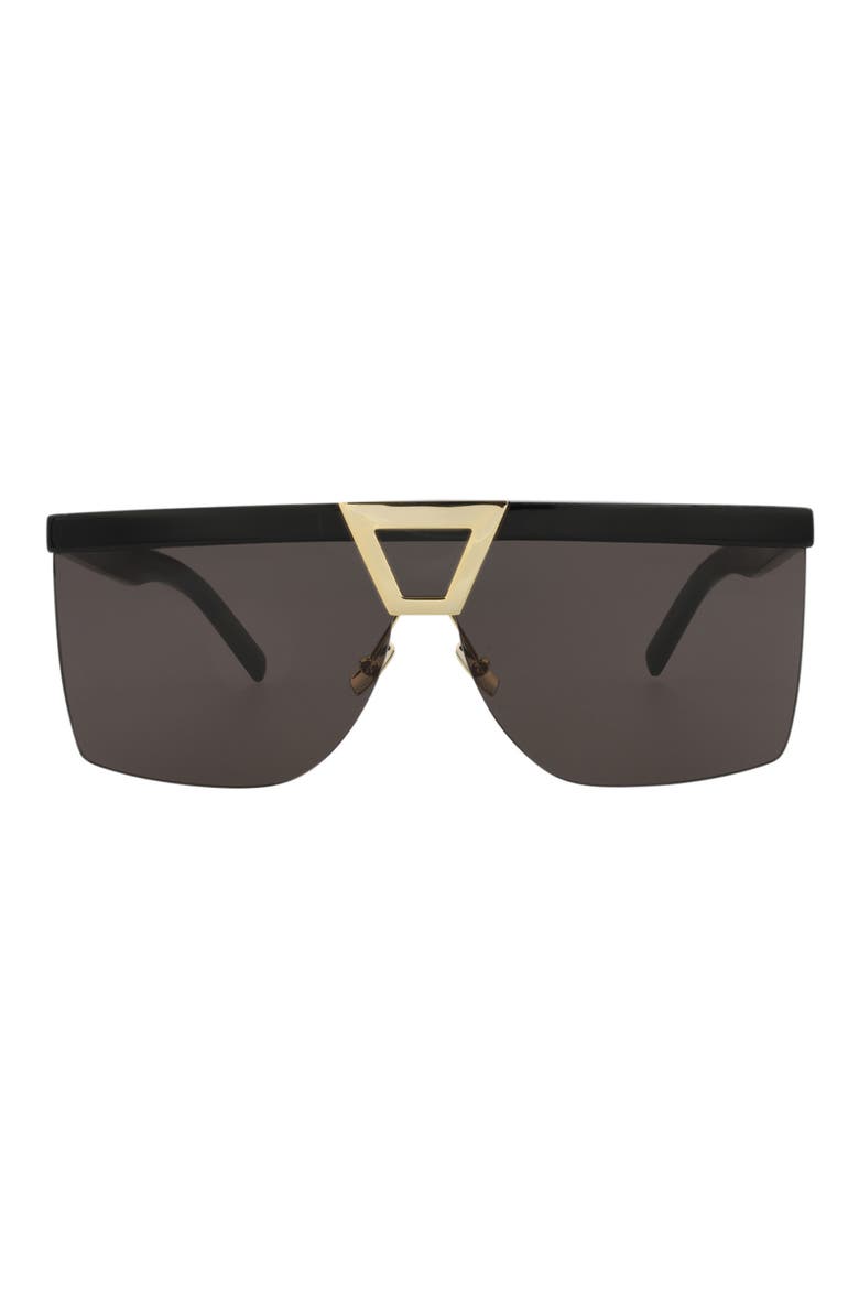 99mm Shield Sunglasses, Main, color, BLACK BLACK BLACK