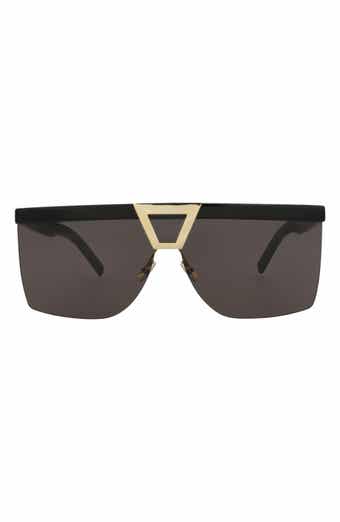 Saint Laurent 99mm Shield Sunglasses