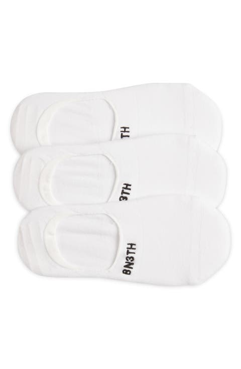 3-Pack Classic No-Show Socks