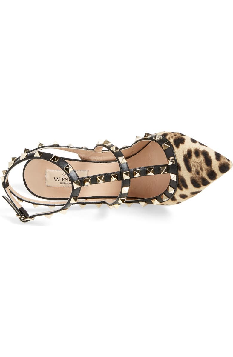 Valentino Garavani 'Rockstud' T-Strap Pump, Alternate, color,