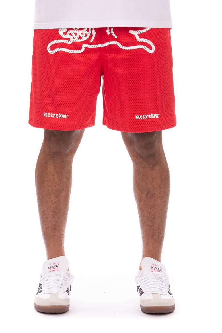 Slurpee Mesh Shorts, Main, color, SALSA