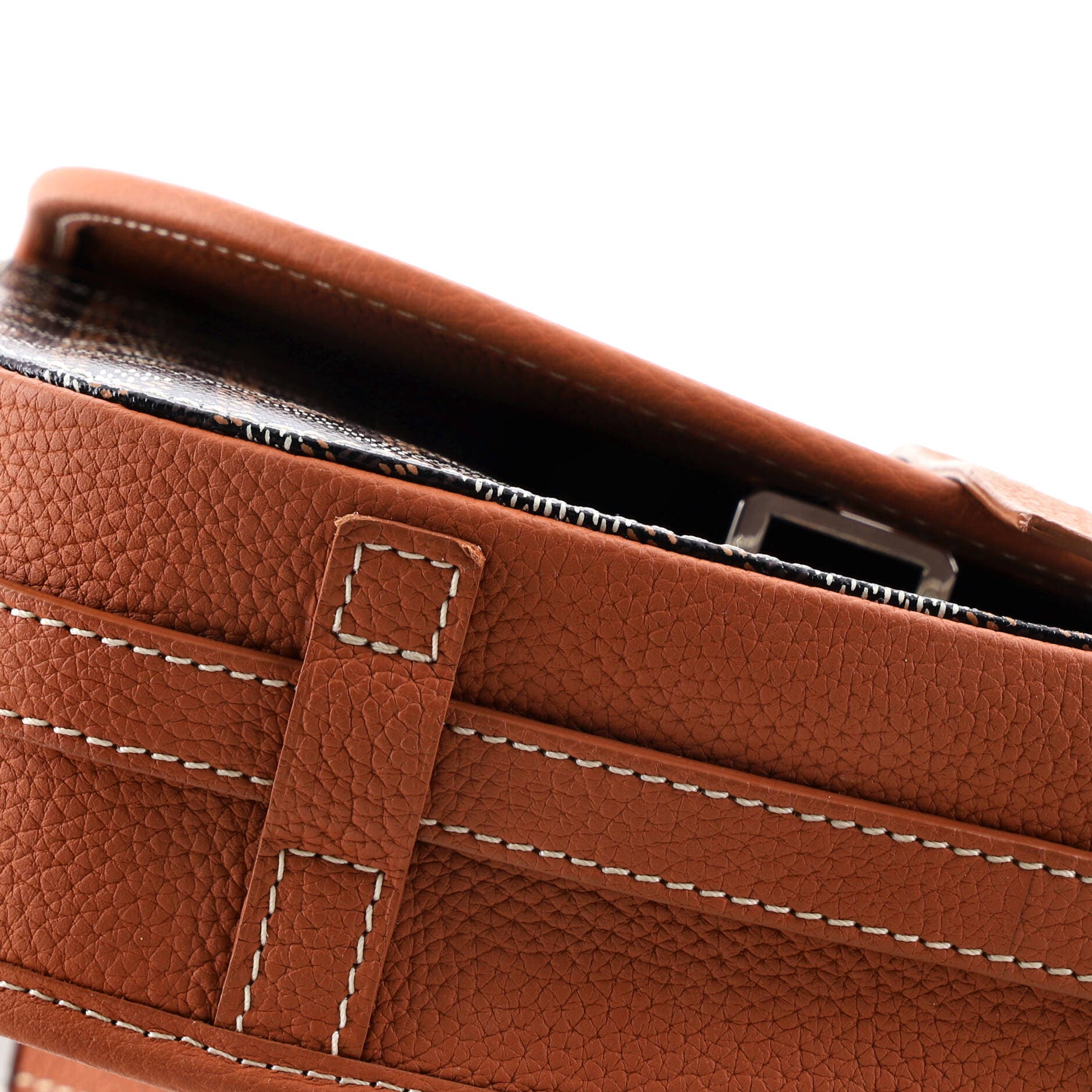 Pre-Owned Goyard Belvedere II Messenger Bag Coated Canvas PM, Alternate, color, Brown