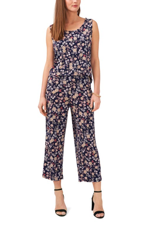 Chaus Floral Wide Leg Crop Pants In Multi