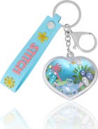 Disney Stitch Liquid Surf And Sun Keychain