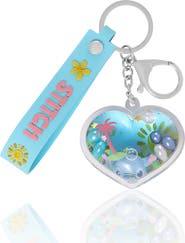 Disney Stitch Liquid Surf And Sun Keychain