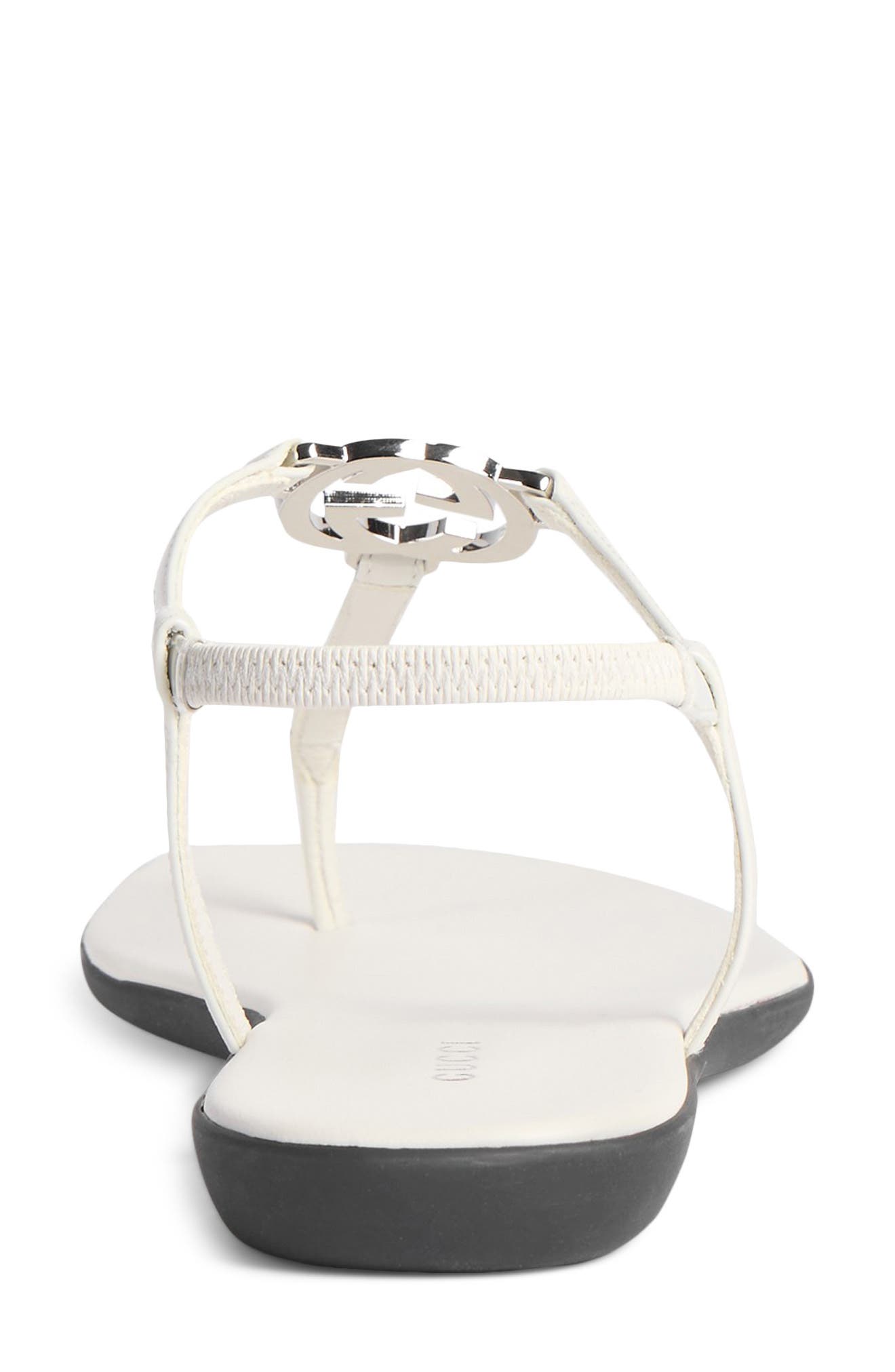 Gucci GG Thong Sandal, Alternate, color, Ivory