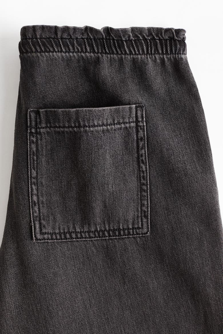 Denim Pull-on Trousers, Alternate, color, Dark denim gray