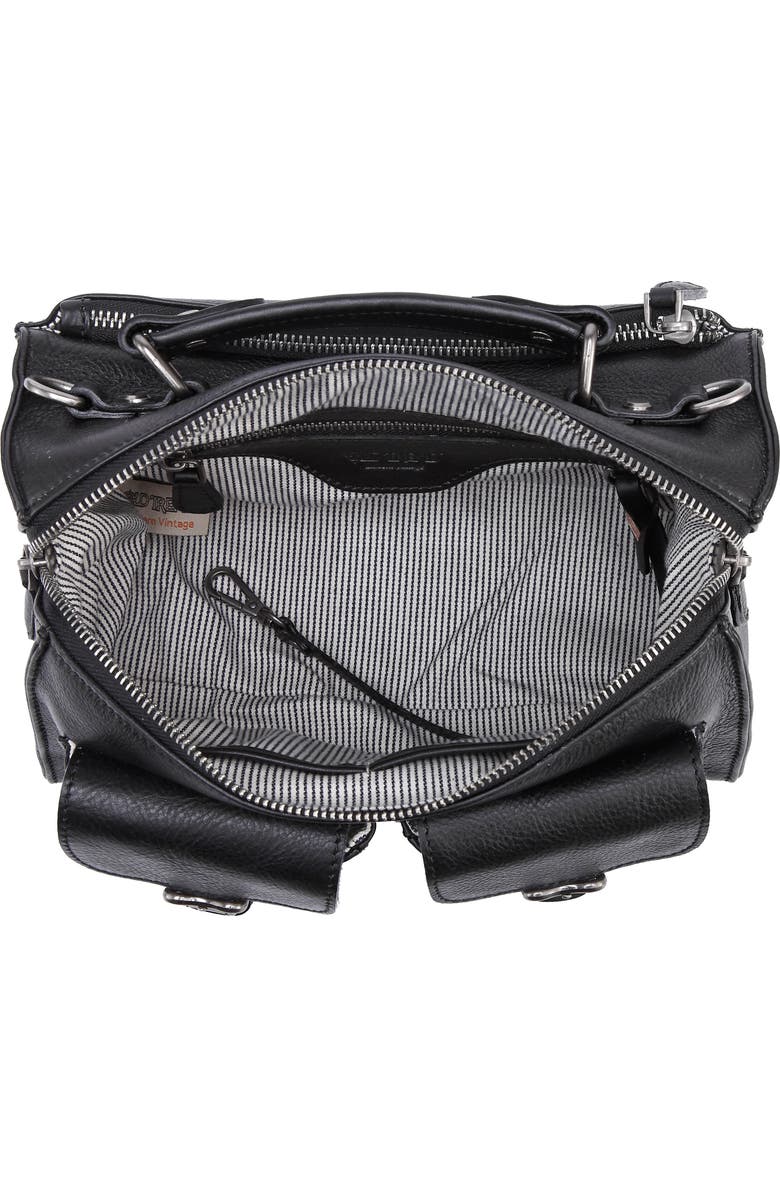 OLD TREND Las Luna Leather Crossbody Bag, Alternate, color, Black