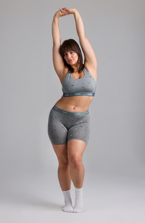 Woxer Baller Pad Liner Ultra-soft 5-inch Boxer Briefs In Gray