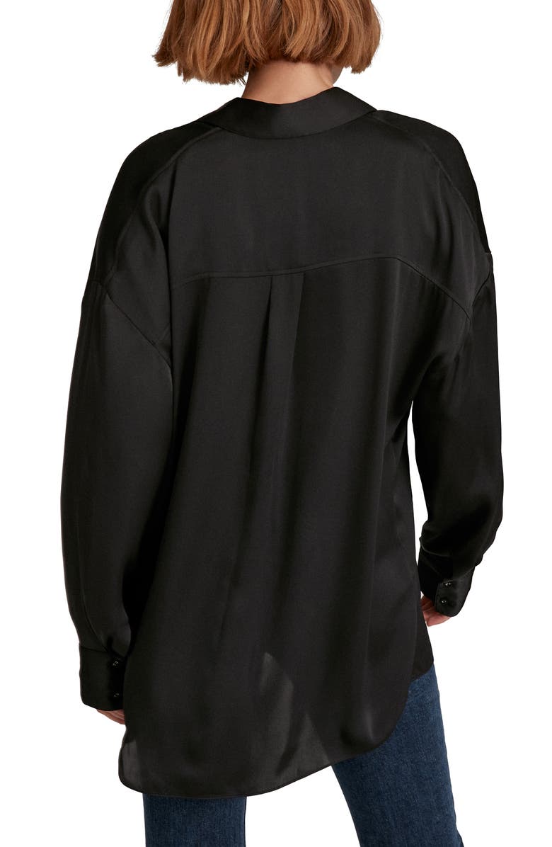 Favorite Daughter The Smooth Ex-Boyfriend Satin Shirt, Alternate, color,