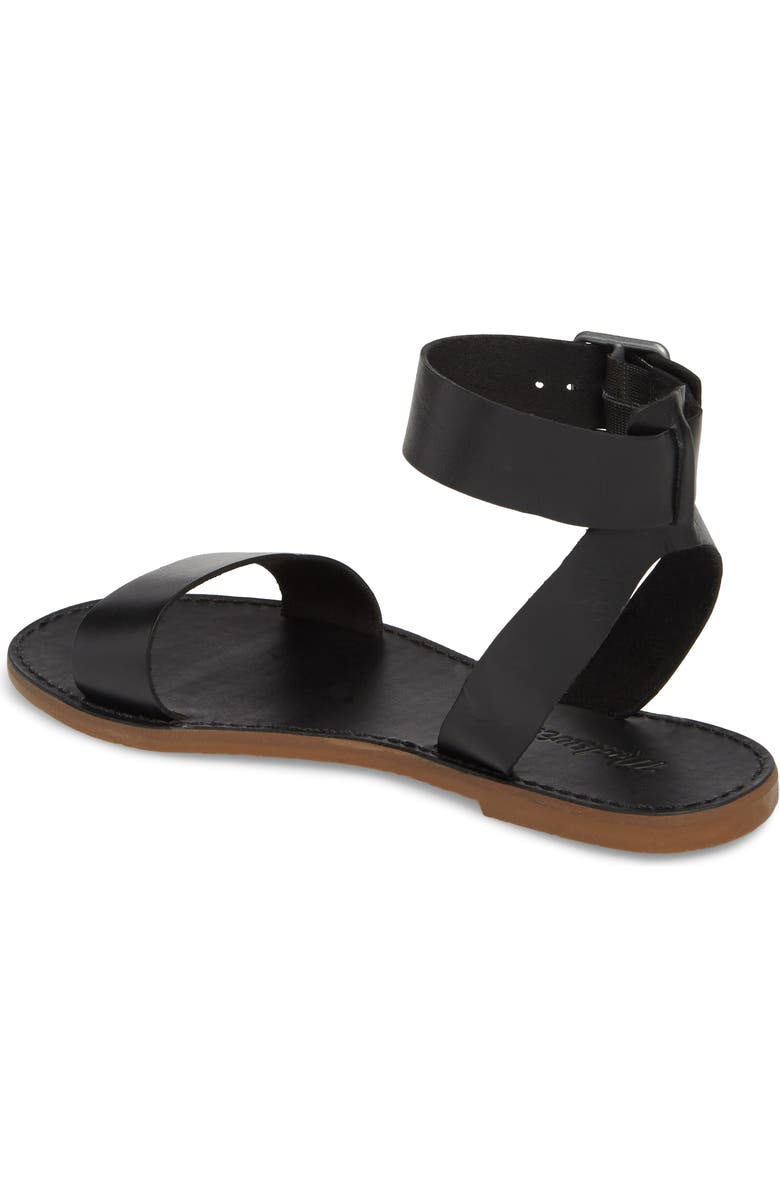 Madewell The Boardwalk Ankle Strap Sandal, Alternate, color,