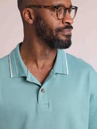 Weird Fish Powell Textured Polo Shirt
