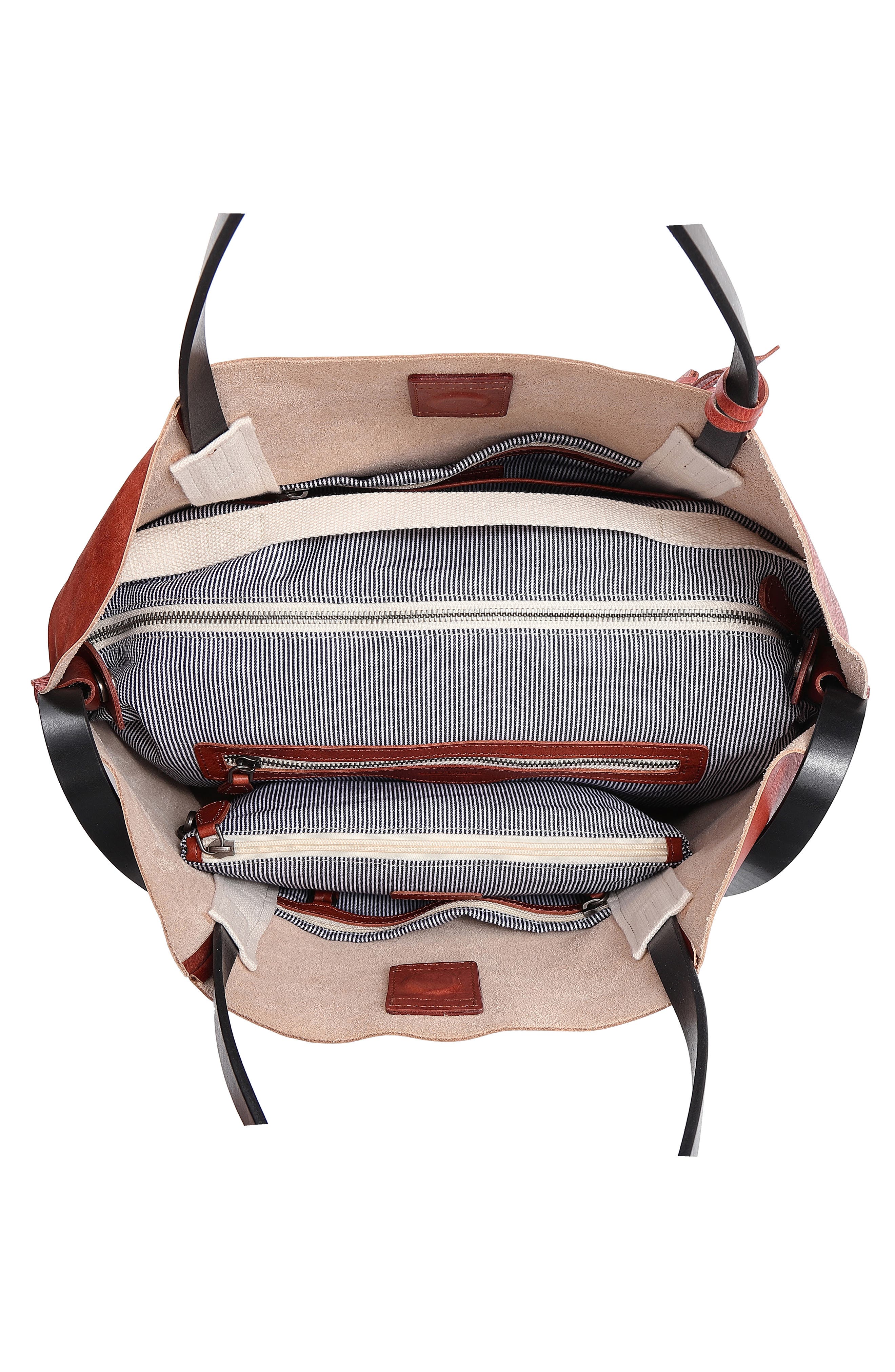 OLD TREND Forest Island Leather Tote Bag, Alternate, color, Cognac