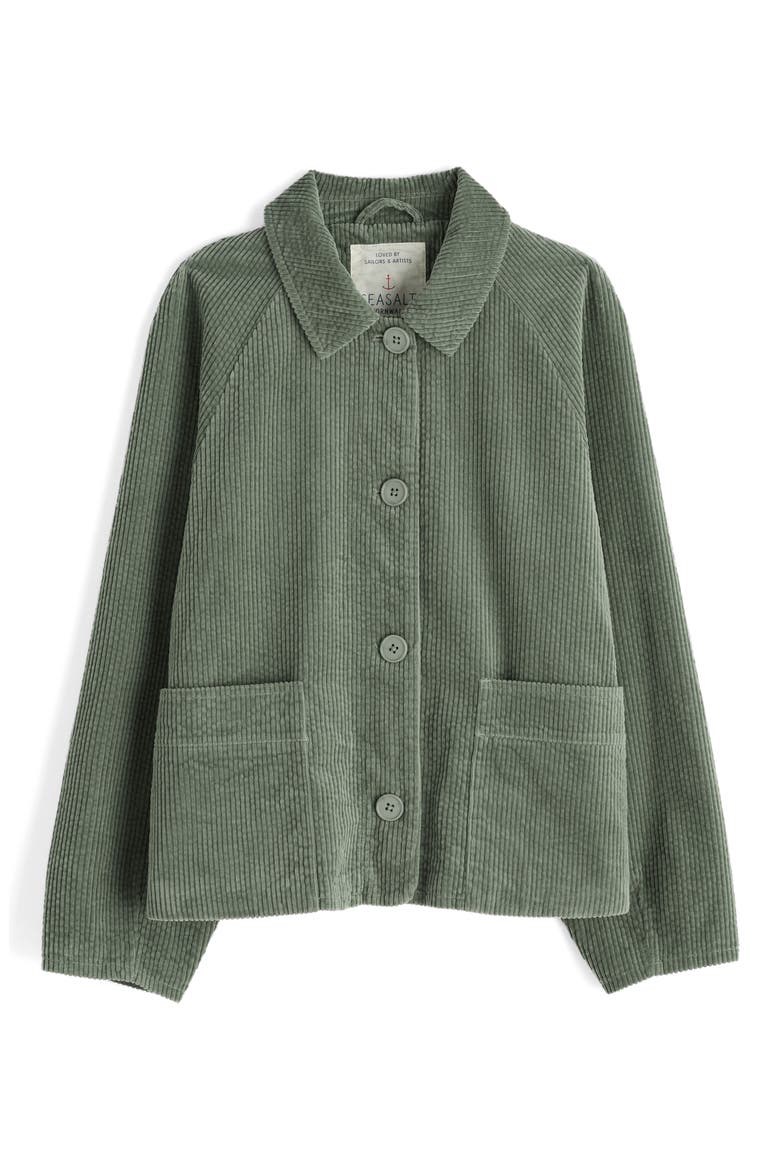 Ocean Mist Chore Jacket, Alternate, color, DUSKY GREEN