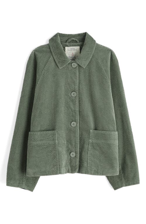 Seasalt Cornwall Ocean Mist Chore Jacket In Green