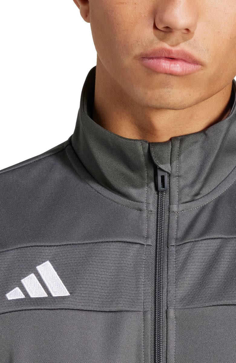 adidas Tiro 25 Essentials Training Jacket, Alternate, color, Grey Six/ White