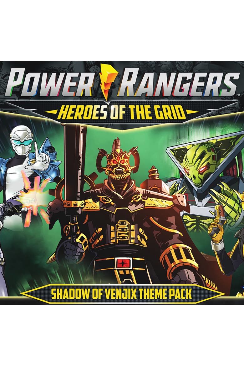 Power Rangers Heroes of The Grid Shadow of Venjix Theme Pack Expansion RPG, Alternate, color, Multicolored