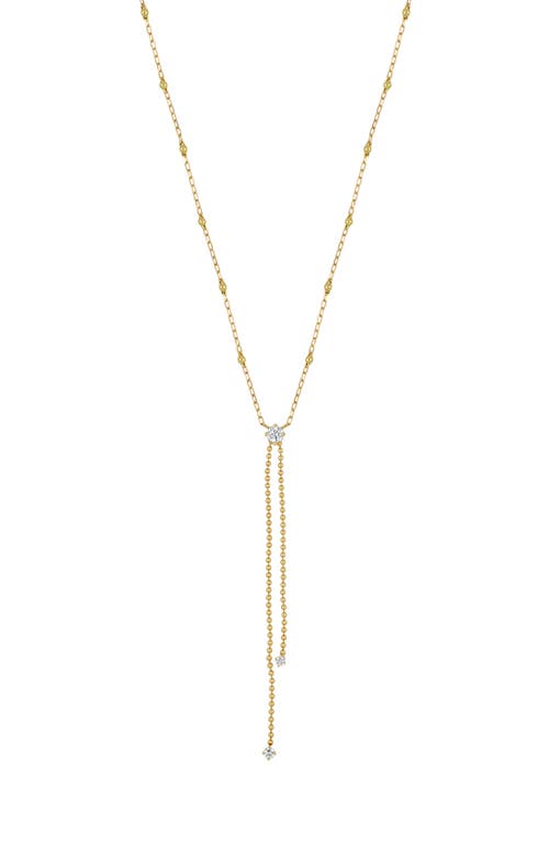 Bony Levy Mykonos Diamond Bolo Necklace in 18K Yellow Gold 