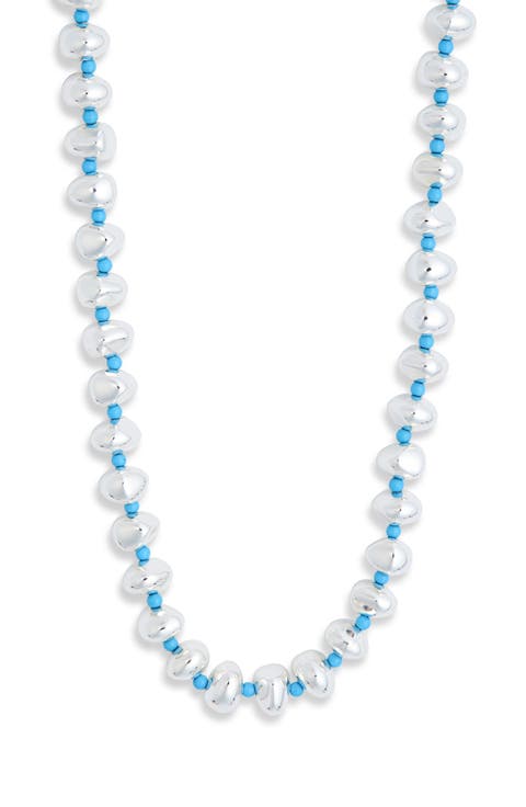 Metallic Beaded Necklace