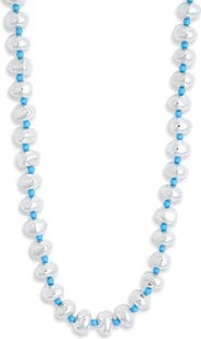 NORDSTROM RACK Metallic Beaded Necklace