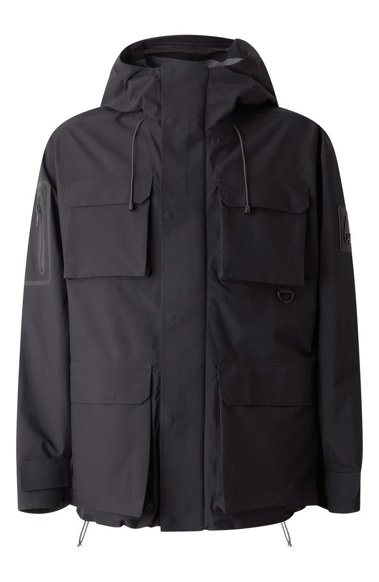 Moose Knuckles Roland Reversible Organic Cotton Jacket, Alternate, color, Black