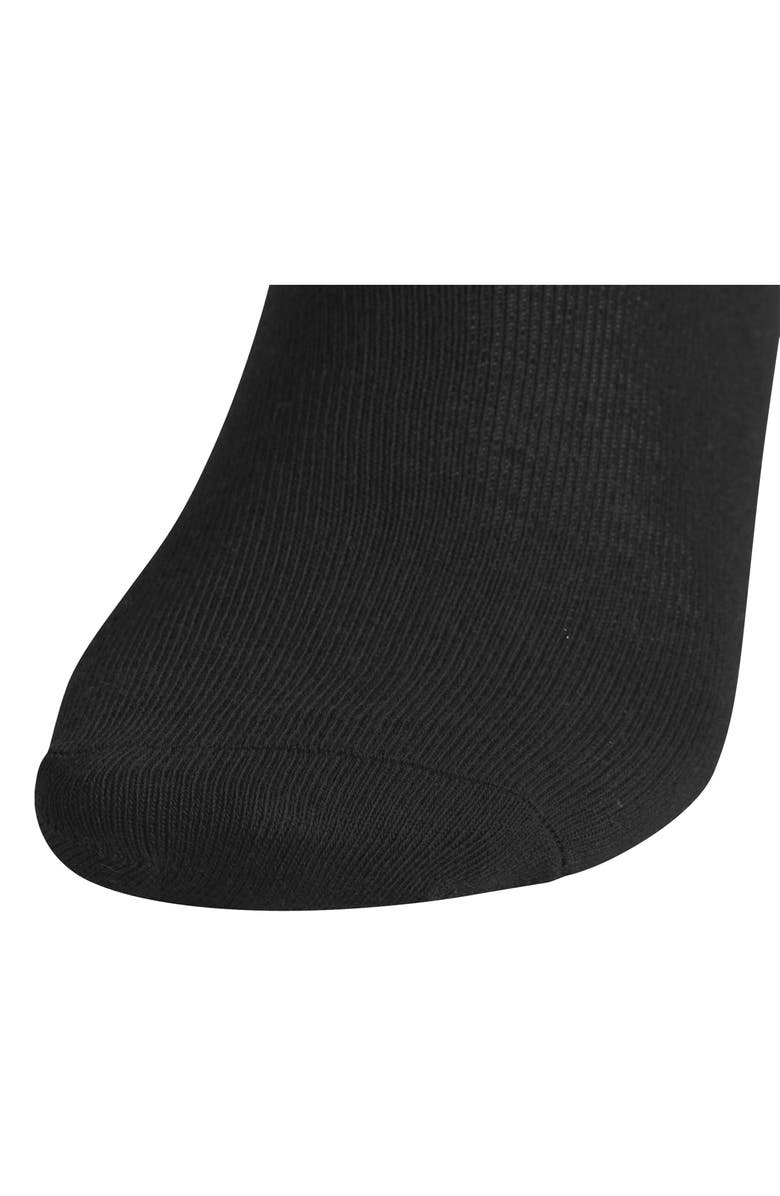 adidas Gender Inclusive Originals Rhinestone Assorted 2-Pack Quarter Socks, Alternate, color, Black/ Grey/ White