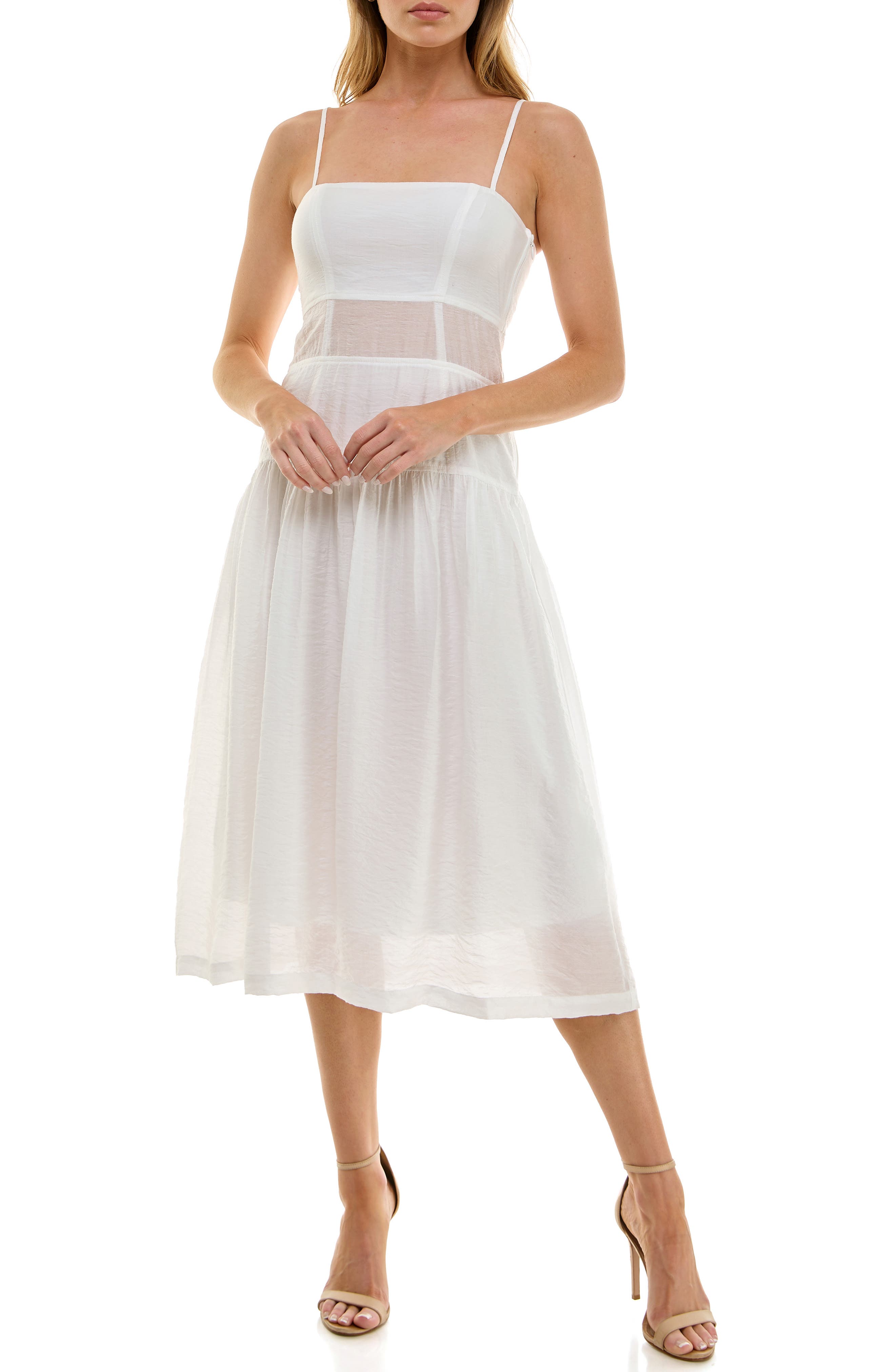 Socialite Tiered Midi Sundress