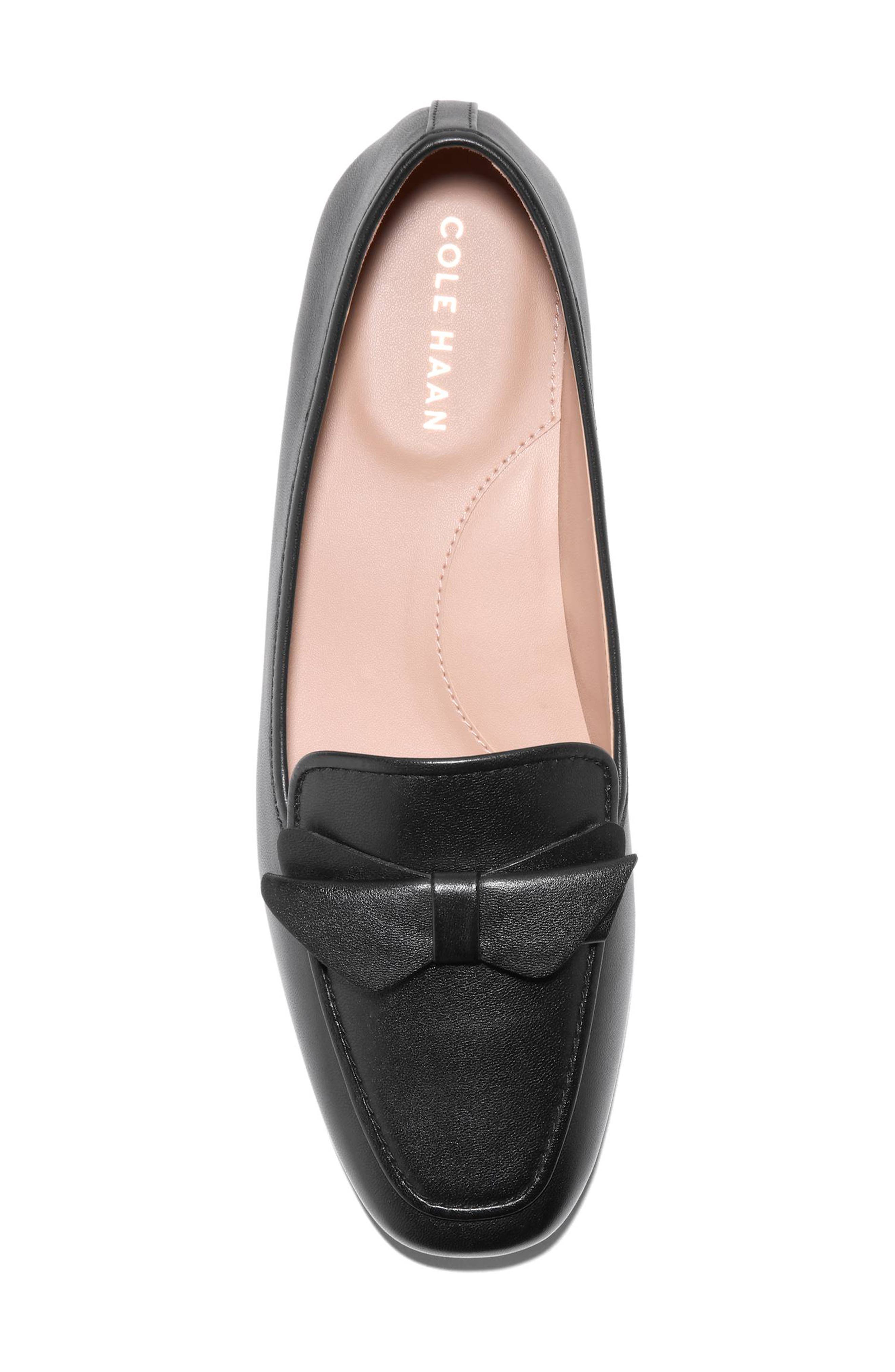 Cole Haan Payson Knot Loafer, Alternate, color, Black Ltr