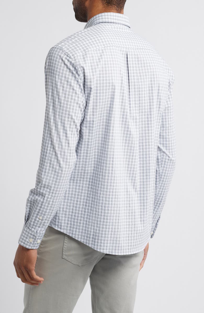 johnnie-O Westwood Plaid Button-Up Shirt, Alternate, color, Light Gray